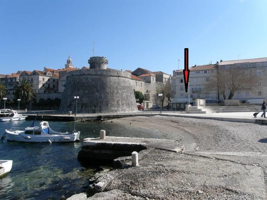 Apartment Pomirenja Korčula Eksteriør bilde